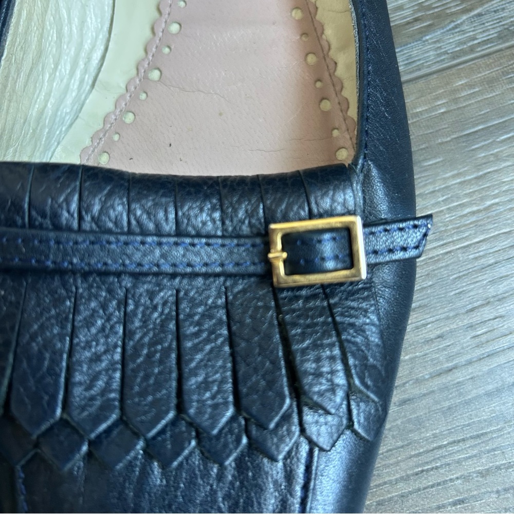 Brooks Brothers Dark Navy Blue Leather Loafers Women’s Size 8½ - Picture 7 of 12